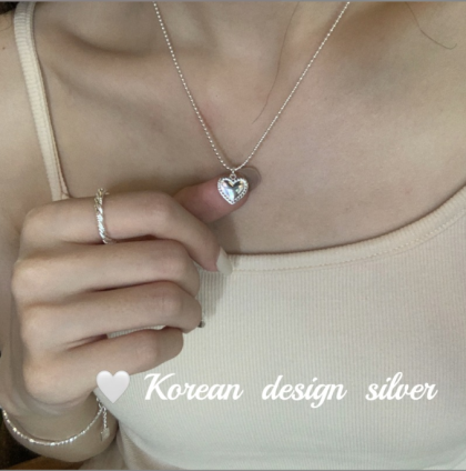 Loving Heart Stackable Necklace for Women, Clavicle Chain