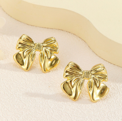 Bow earrings